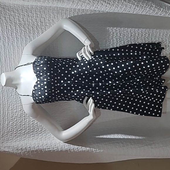 Polka Dot Swing Dress - Picture 1 of 7